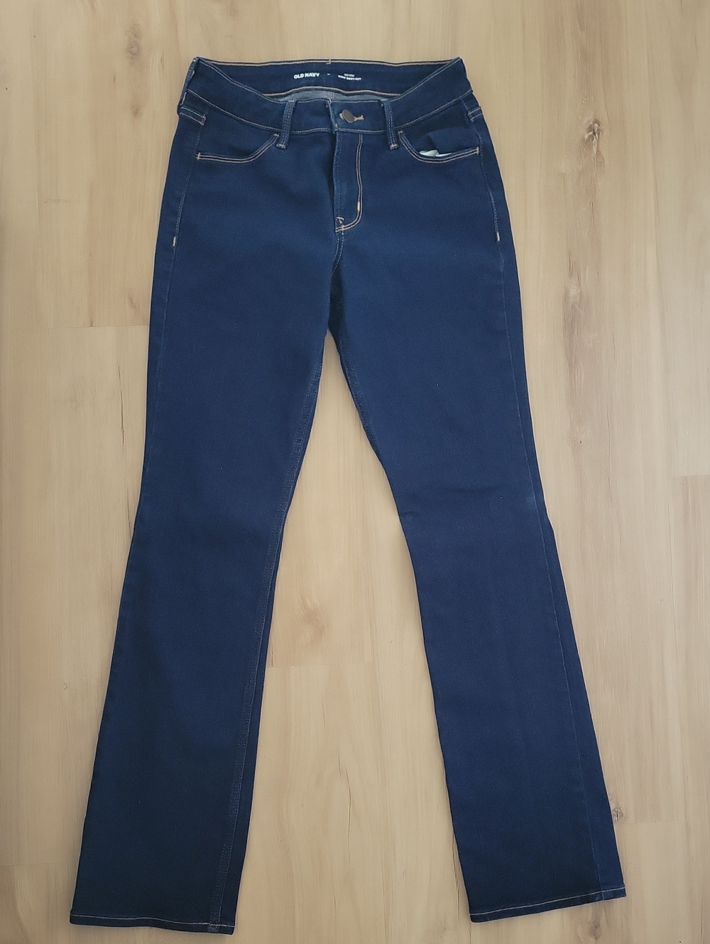 Old Navy Women's Dark Blue Wow Boot Cuy Mid Rise Sz 0